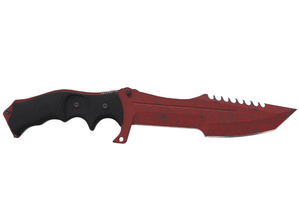 Huntsman Knife | Crimson Web (Minimal Wear)