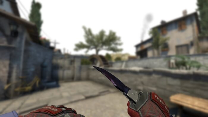 Falchion Knife | Doppler Black Pearl (Factory New) - Imagem 2
