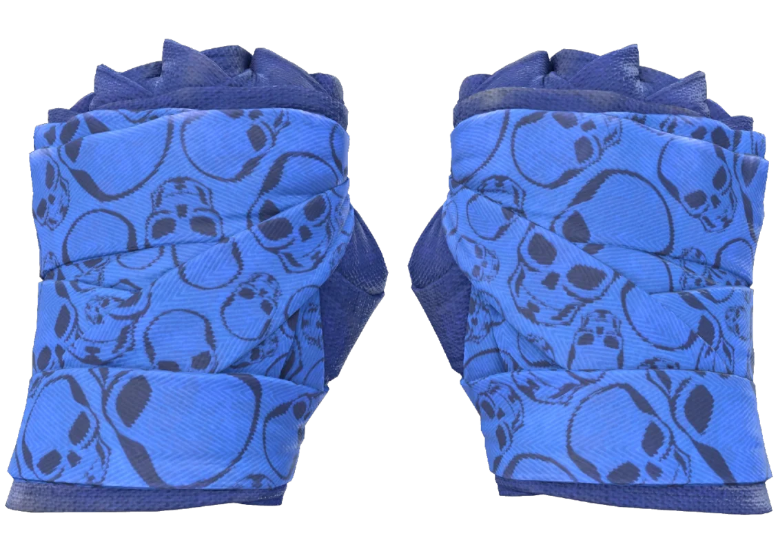 Hand Wraps | Cobalt Skulls (Field-Tested)