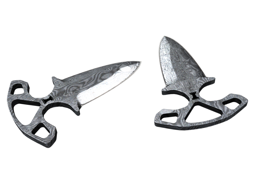 Shadow Daggers | Damascus Steel (Battle-Scarred)
