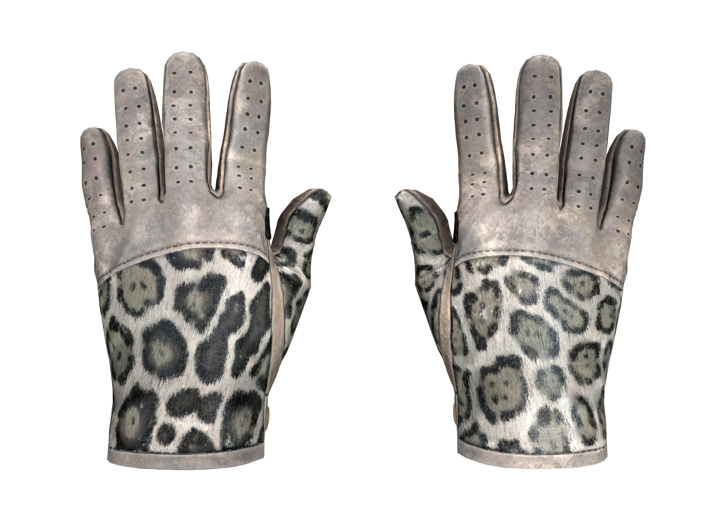 Driver Gloves | Snow Leopard (Minimal Wear)