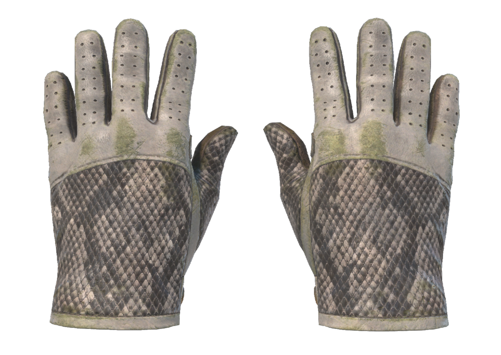 597aeff74bfcb82f7f8474fb5d8d5fa8_large_preview-29ddddfe695103c02317352357566227-1024-1024-1.png Driver Gloves | King Snake (Battle-Scarred) - Imagem 1