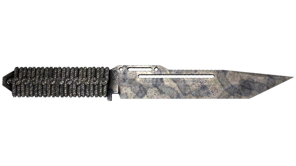 Paracord Knife | Stained (Battle-Scarred)