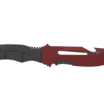 Survival Knife | Crimson Web (Battle-Scarred)