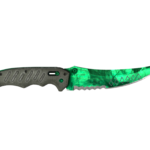 Flip Knife | Gamma Doppler Emerald (Factory New) StatTrak