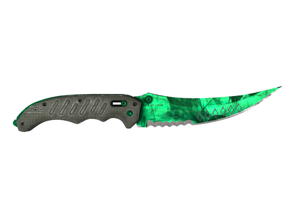 Flip Knife | Gamma Doppler Emerald (Factory New) StatTrak