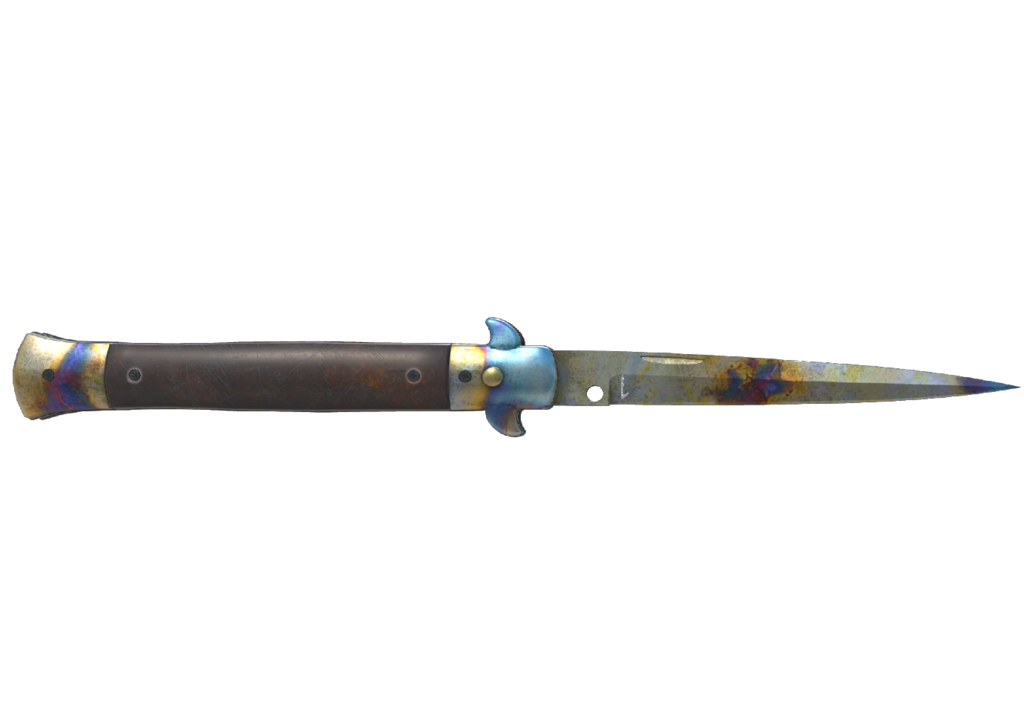 Stiletto Knife | Case Hardened (Field Tested) StatTrak
