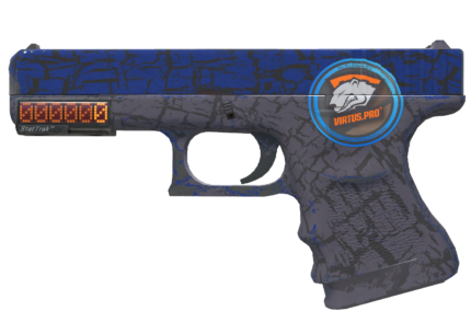 Glock-18 | Blue Fissure (Field-Tested) StatTrak
