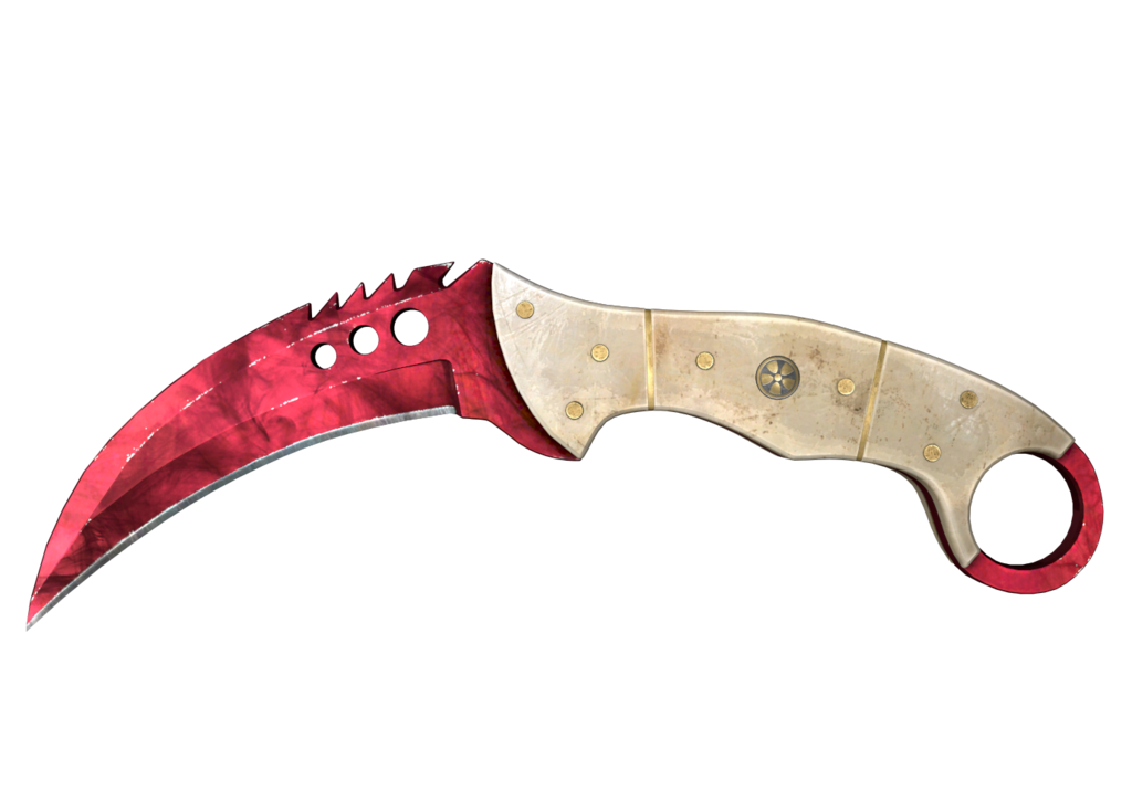 aaaaaaaaaaa11-805deb2cb7faa65ed416803833744225-1024-1024-1.png Talon Knife | Doppler Ruby (Factory New) - Imagem 1