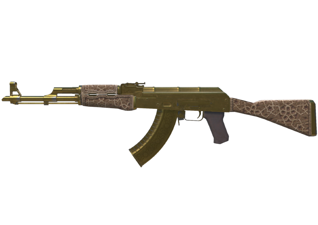 AK-47 | Gold Arabesque (Battle-Scarred)