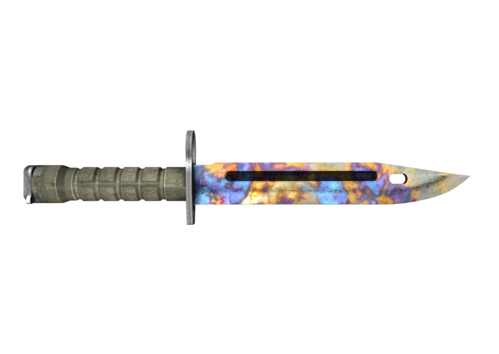 bayo-ch1-5cad199b476bd3a6b116734708854898-1024-1024-1.png Bayonet | Case Hardened (Field-Tested) - Imagem 1