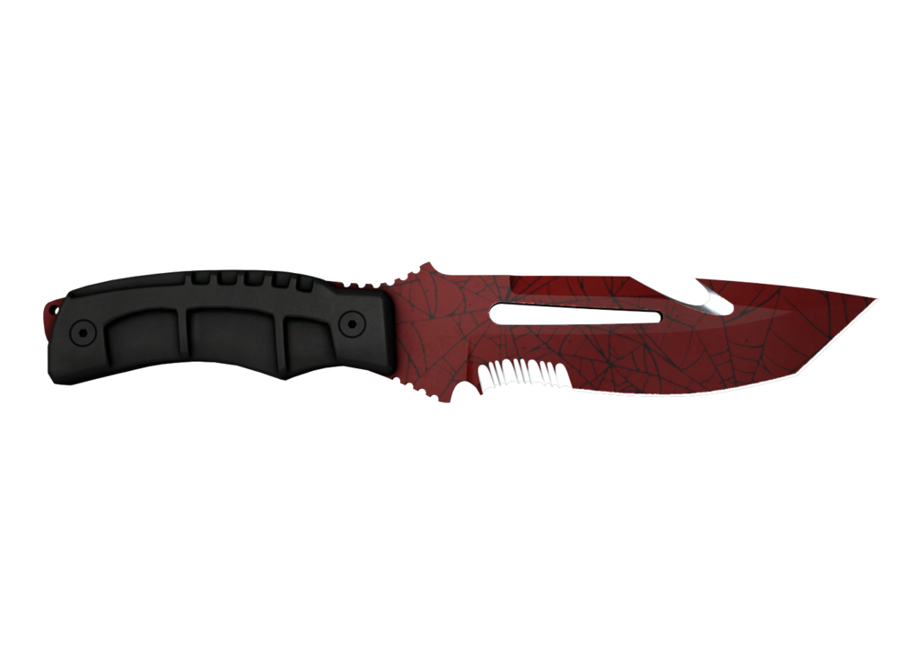 Survival Knife | Crimson Web (Minimal Wear)