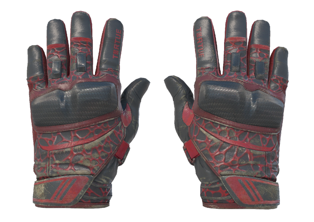 Moto Gloves | Blood Pressure (Battle-Scarred)