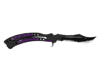 Butterfly Knife | Ultraviolet (Well-Worn)