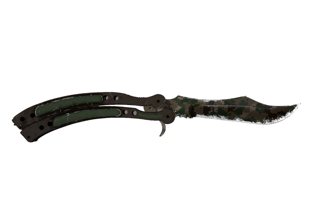 Butterfly Knife | Forest DDPAT (Battle-Scarred)