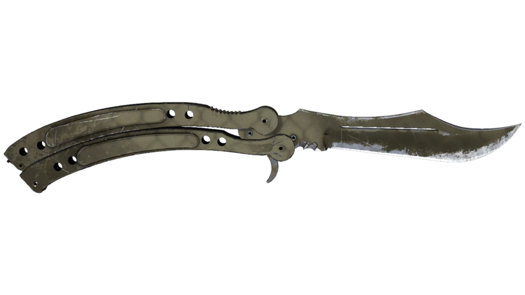 Butterfly Knife | Safari Mesh (Well-Worn)
