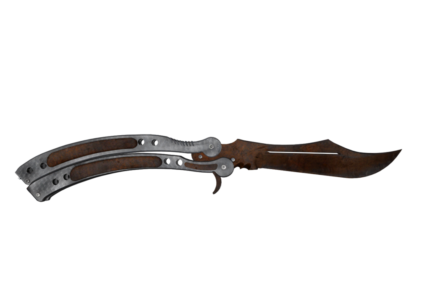 Butterfly Knife | Rust Coat (Battle-Scarred)