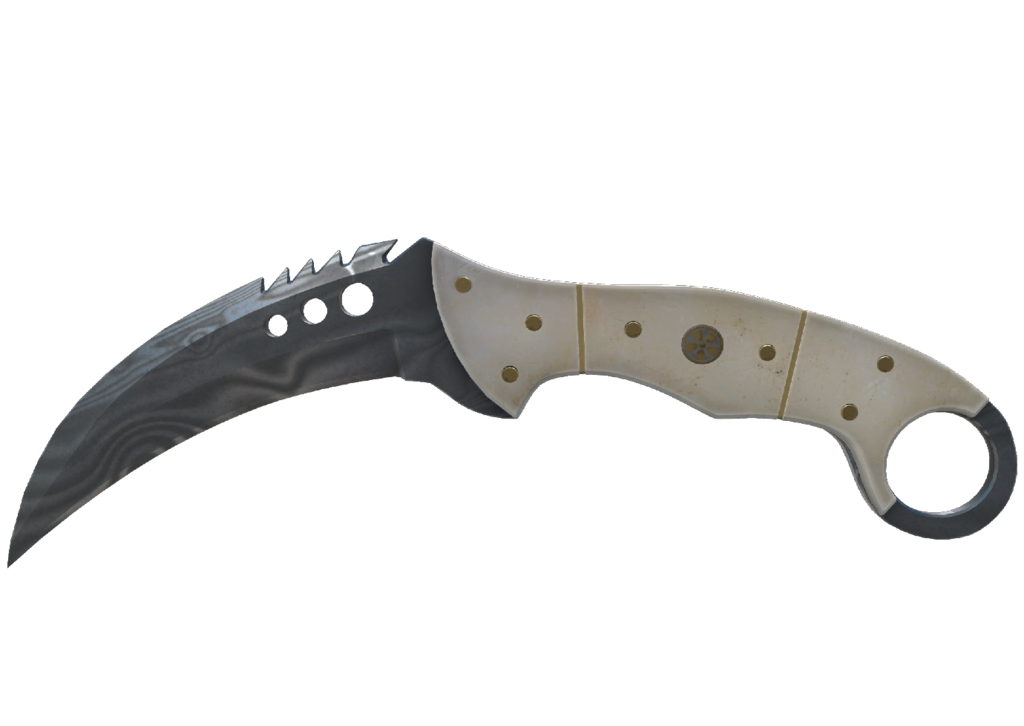 Talon Knife | Damascus Steel (Battle-Scarred)