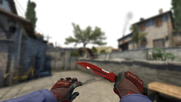 Survival Knife | Crimson Web (Field-Tested) - Imagem 2