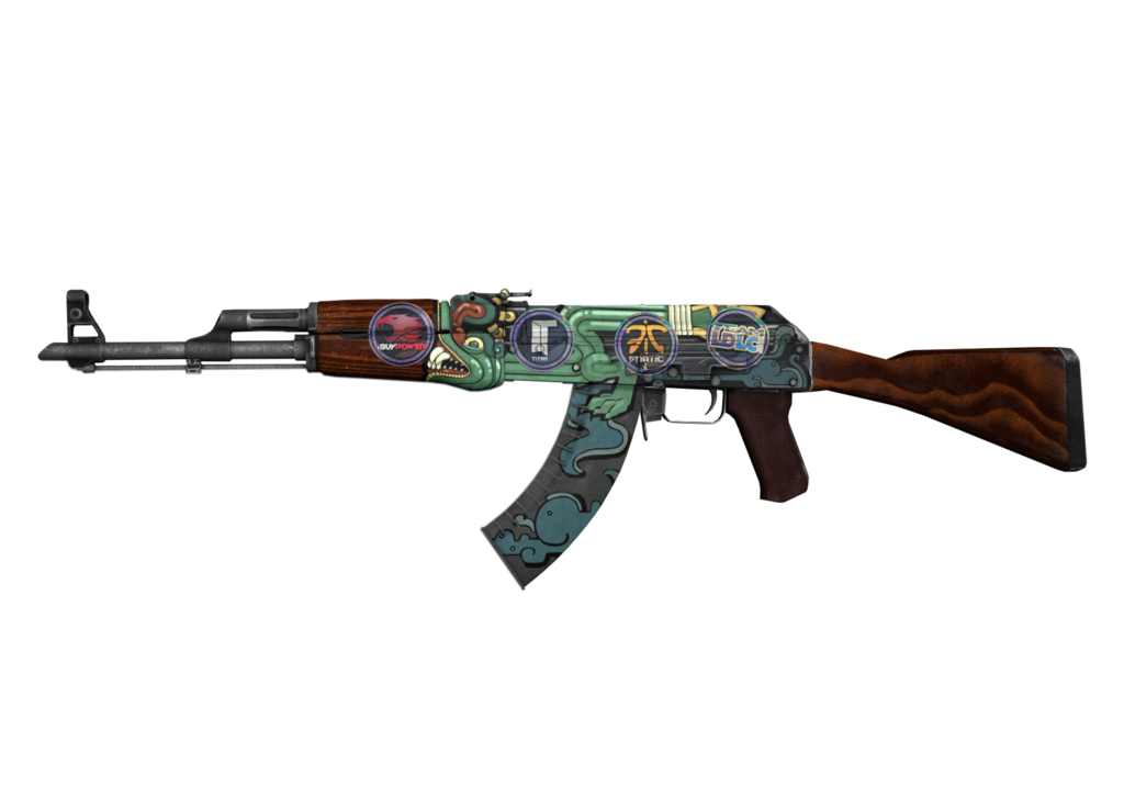 fire-serpent-adesivo1-9fc3c14d69d2bcf59b16628419233018-1024-1024-1.png AK-47 | Fire Serpent (Field-Tested) - Imagem 1