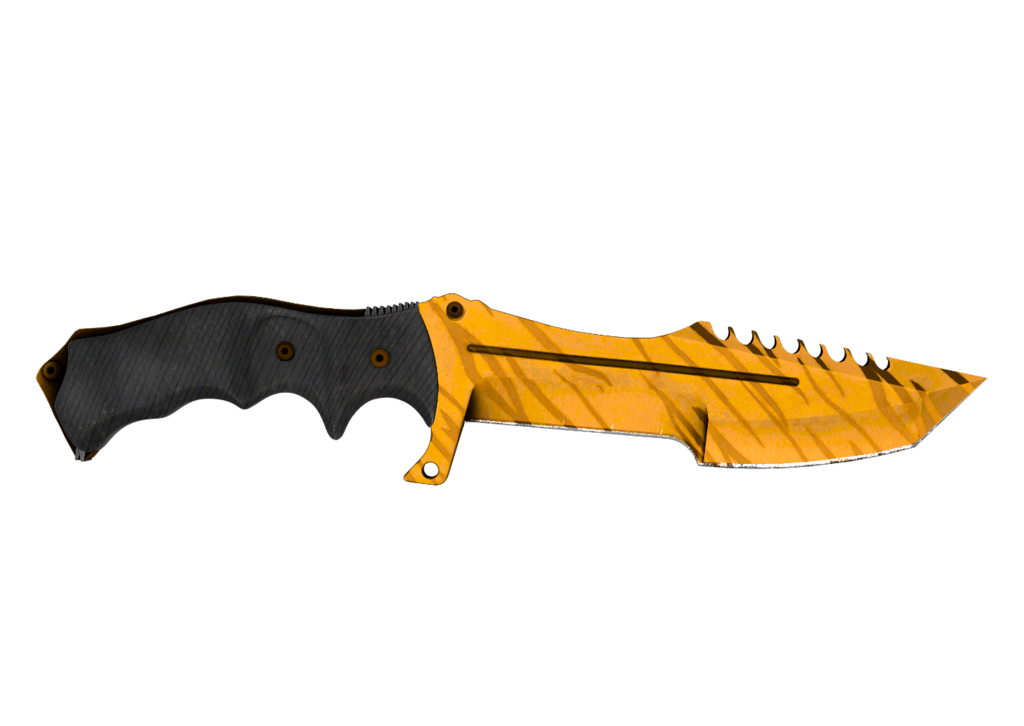 huntsman-tiger1-4bc4803a38d090678e16699667040602-1024-1024-1.png Huntsman Knife | Tiger Tooth (Factory New) - Imagem 1