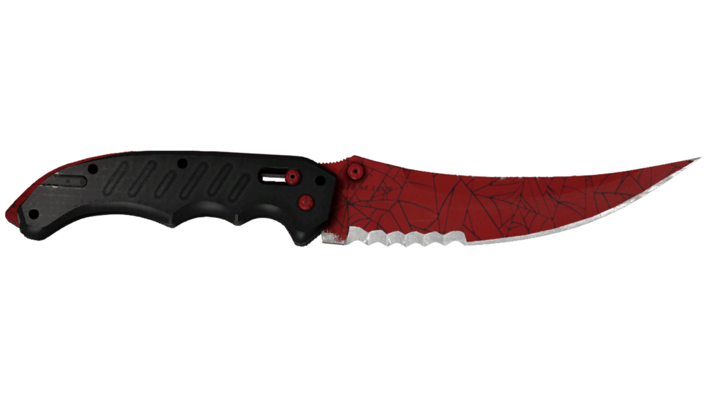Flip Knife | Crimson Web (Field-Tested)