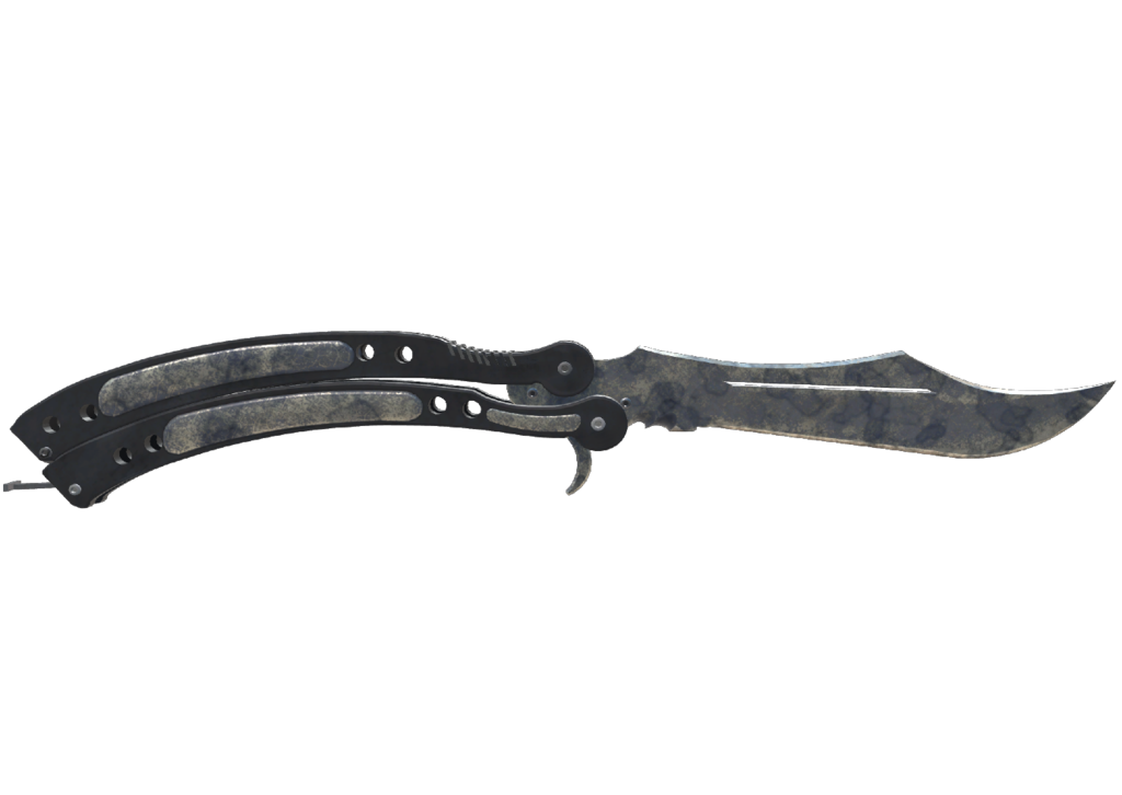 Butterfly Knife | Stained (Battle-Scarred)