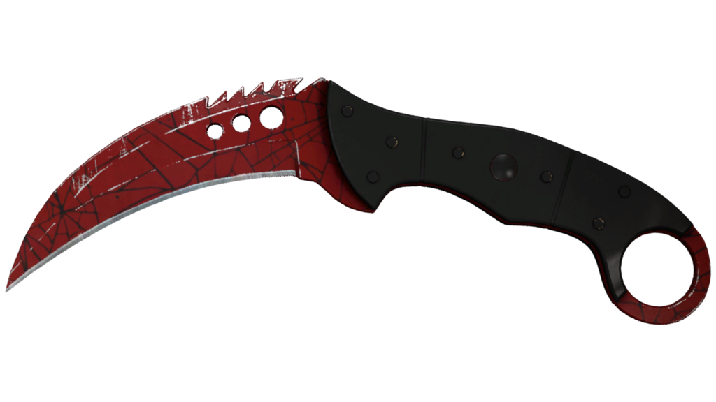 Talon Knife | Crimson Web (Minimal Wear)