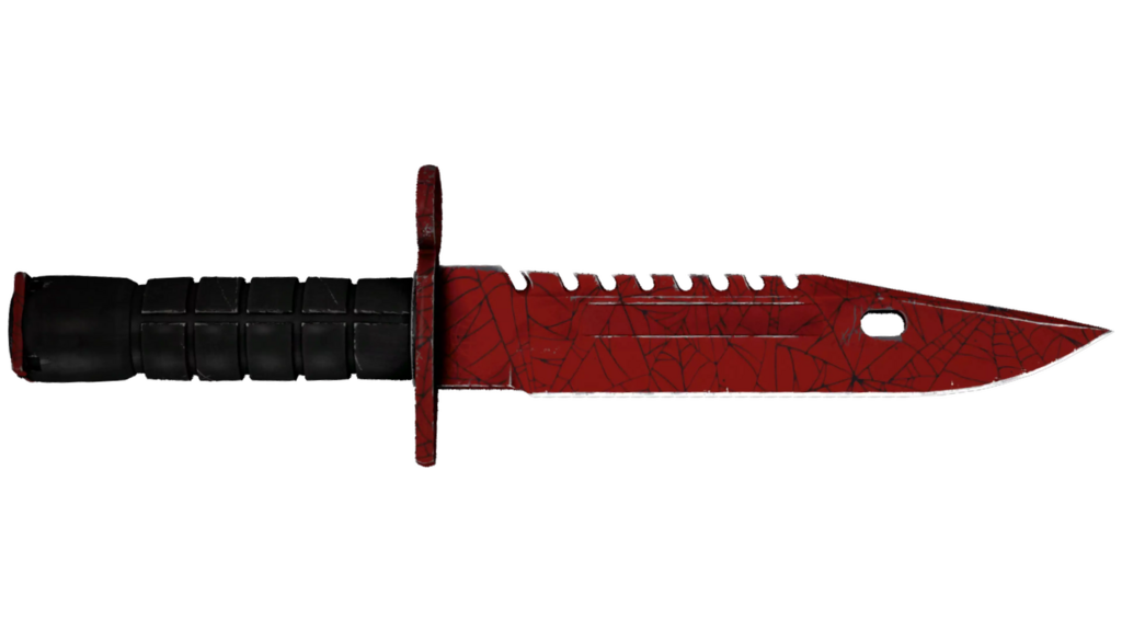 M9 Bayonet | Crimson Web (Minimal Wear)