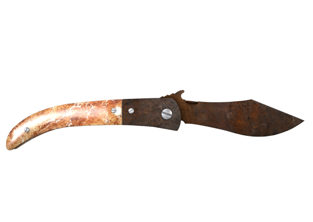 navajarust1-a3ca3ac1257f8ebb8416588480676884-1024-1024-1.png Navaja Knife | Rust Coat (Battle-Scarred) - Imagem 1