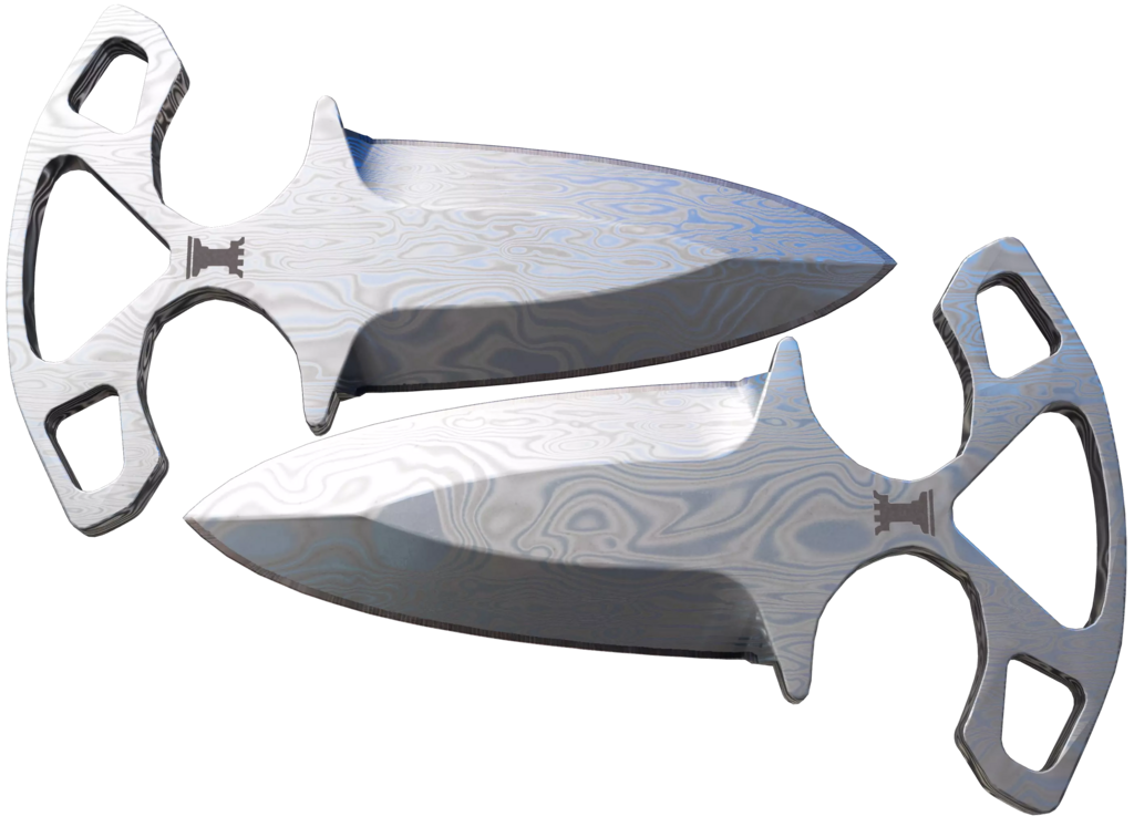 Shadow Daggers | Damascus Steel (Minimal Wear)