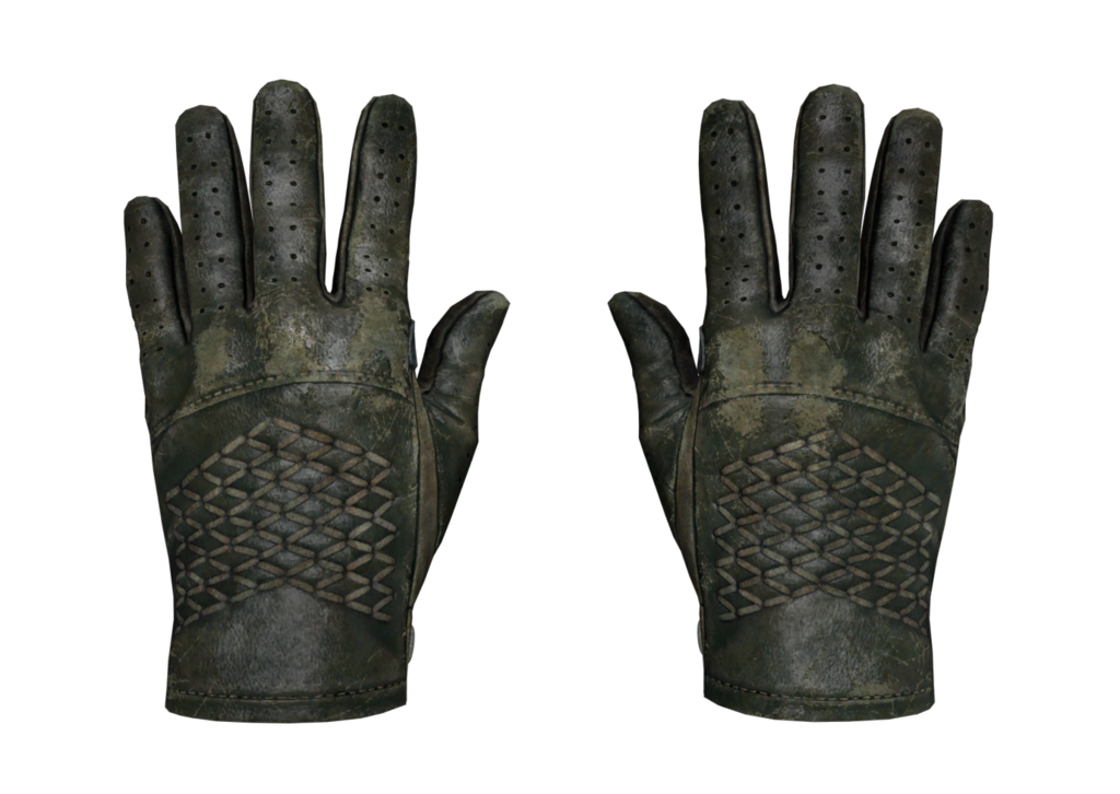 Driver Gloves | Racing Green (Battle-Scarred)