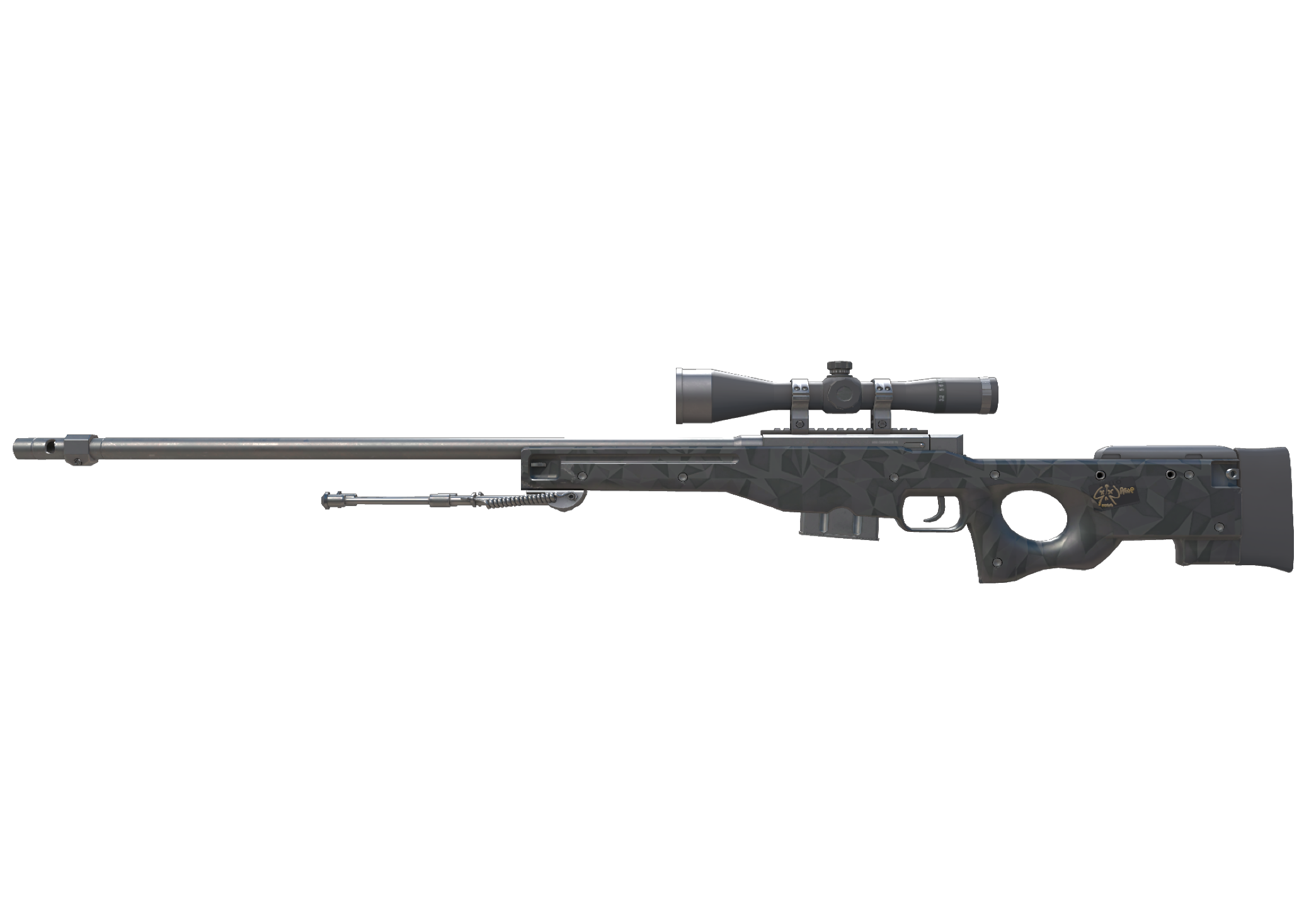 sadasdsadasdasdas AWP | Graphite (Factory New) - Imagem 1