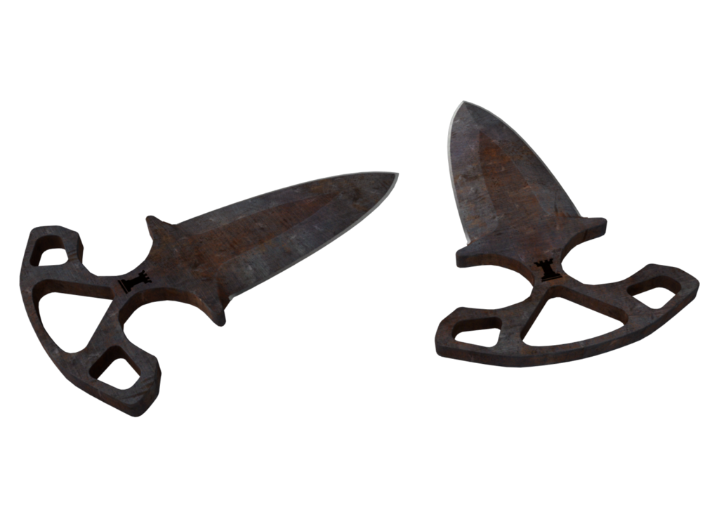 Shadow Daggers | Rust Coat (Battle-Scarred)