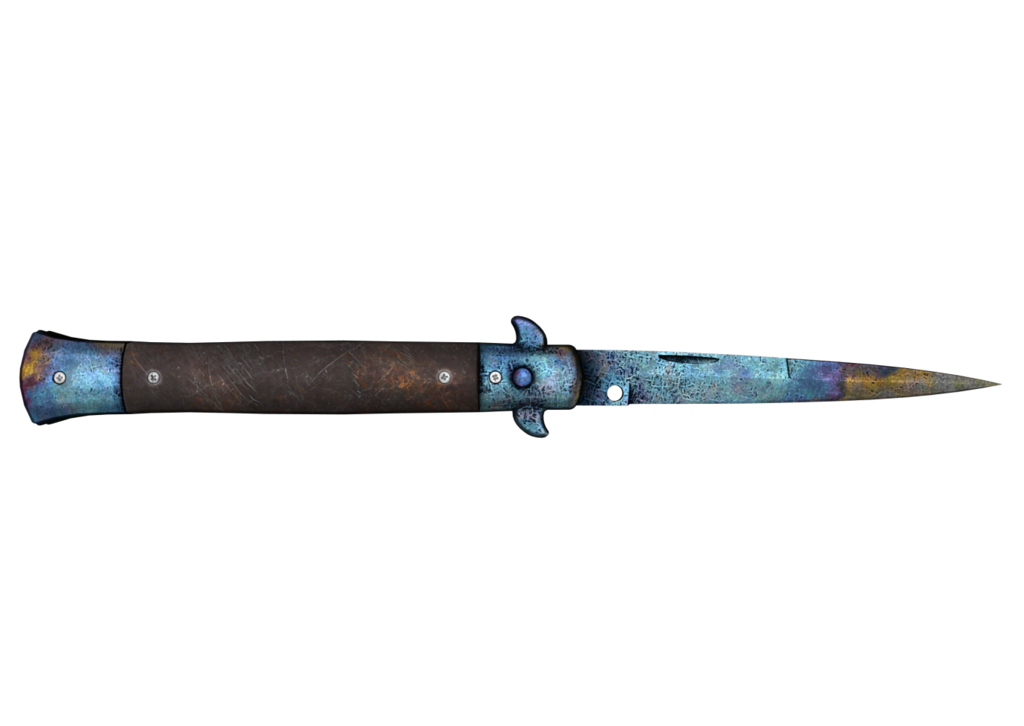 stiletto-blueee1-b21bdd41b63e7bf3df16624898005488-1024-1024-1.png Stiletto Knife | Case Hardened (Field Tested) - Imagem 1