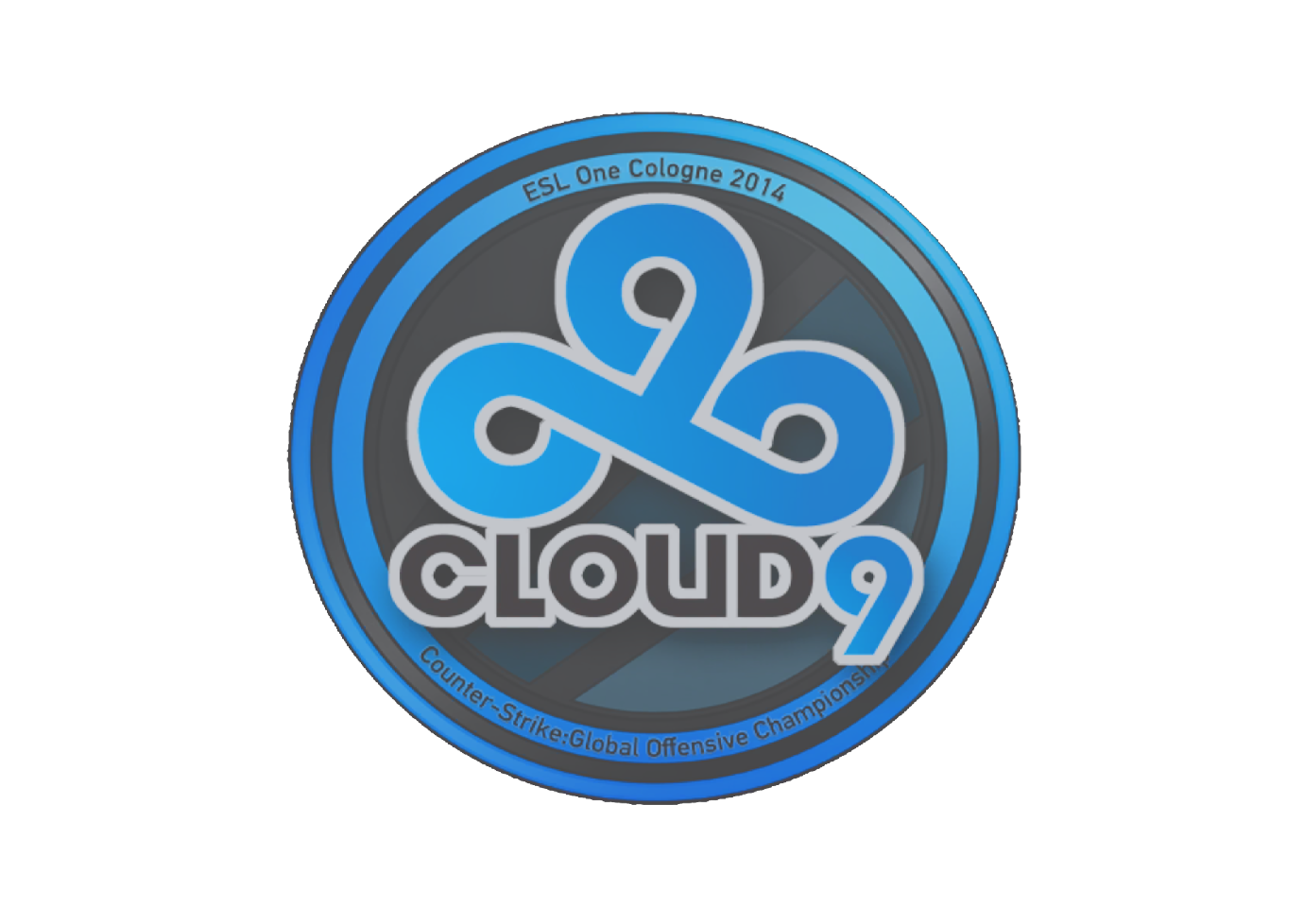 898fafbed795a9e927e8d6586a85a14b_large_preview Sticker | Cloud9 | Cologne 2014 - Imagem 1
