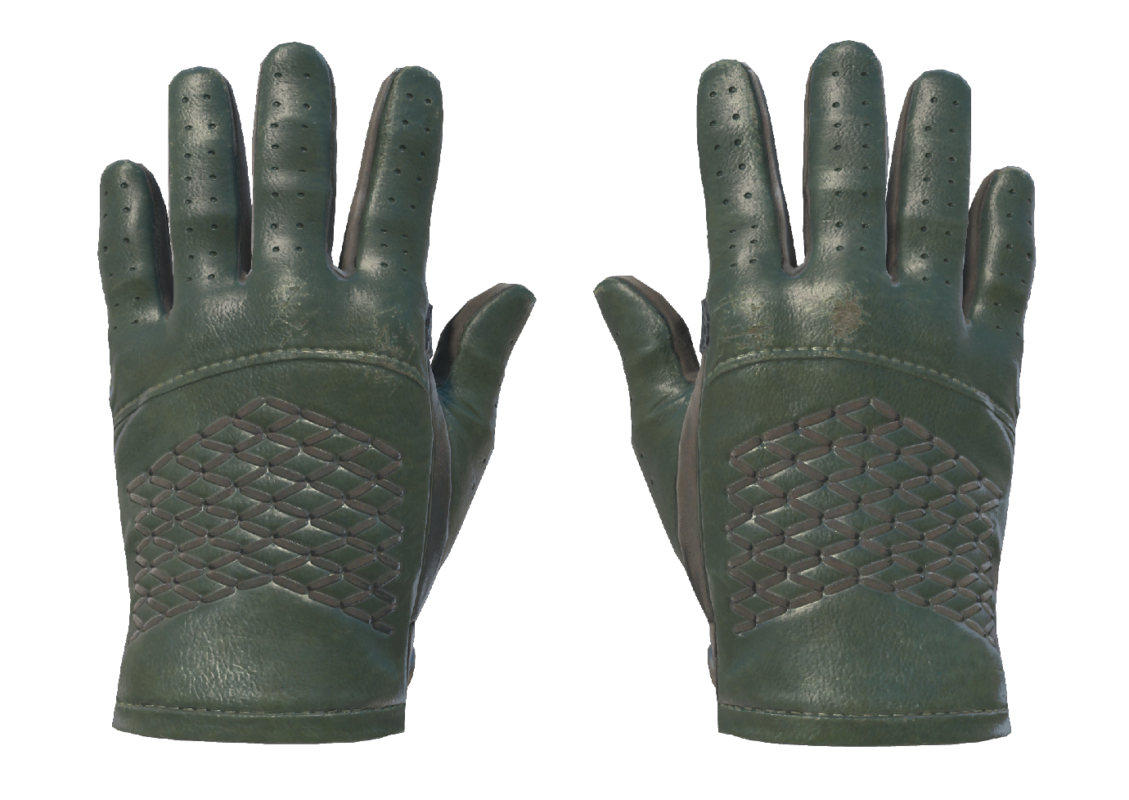 Driver Gloves | Racing Green (Minimal Wear)