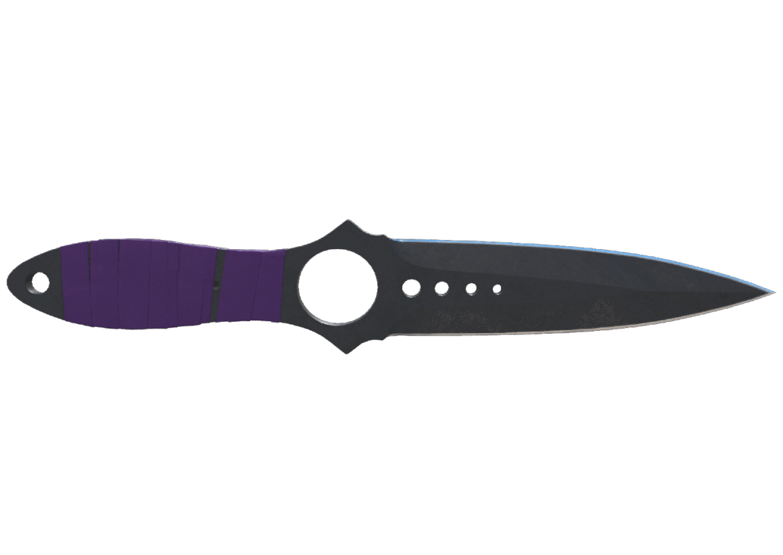 Skeleton Knife | Ultraviolet (Minimal Wear)