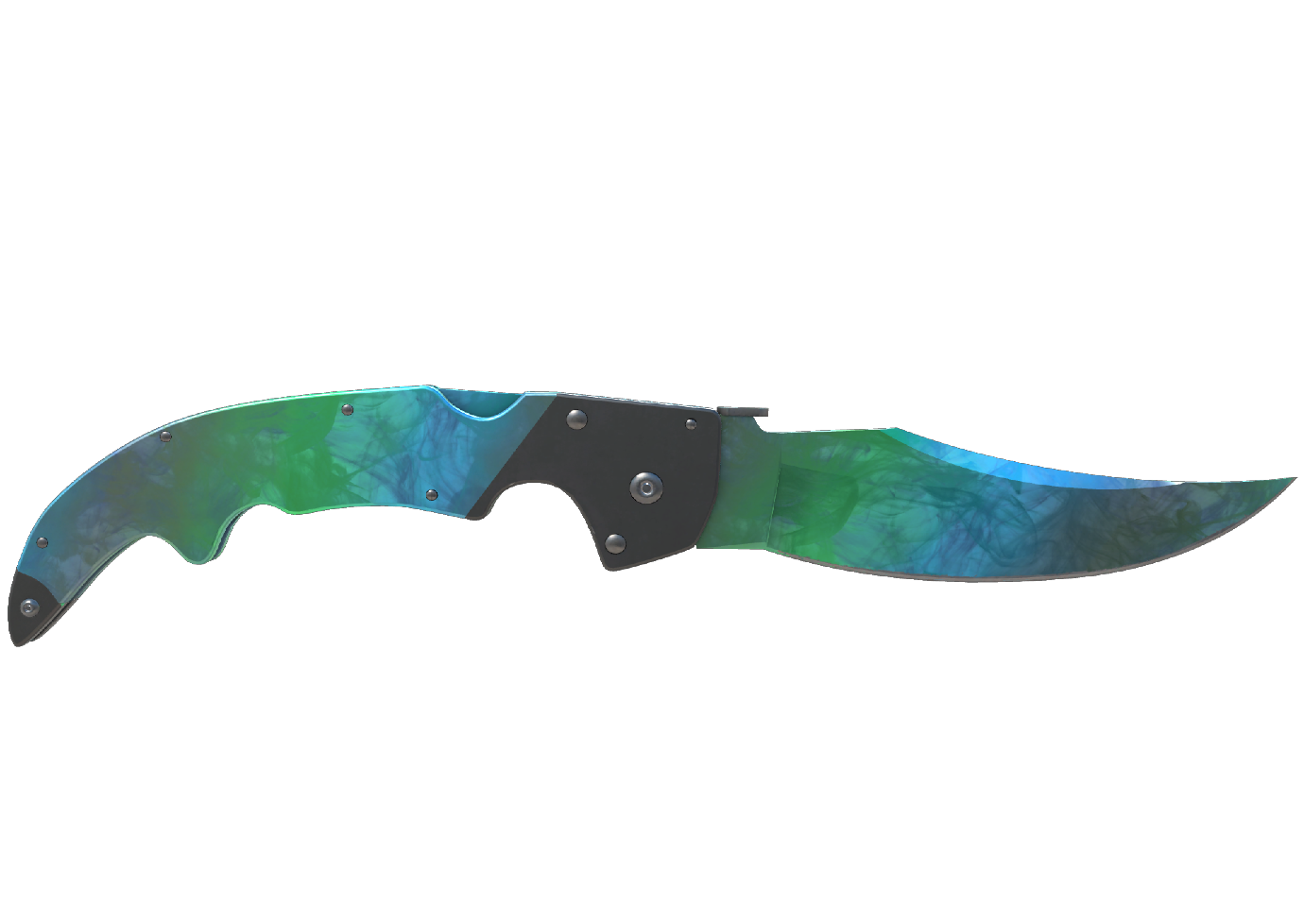 3 Falchion Knife | Gamma Doppler Phase 3 (Factory New) - Imagem 1