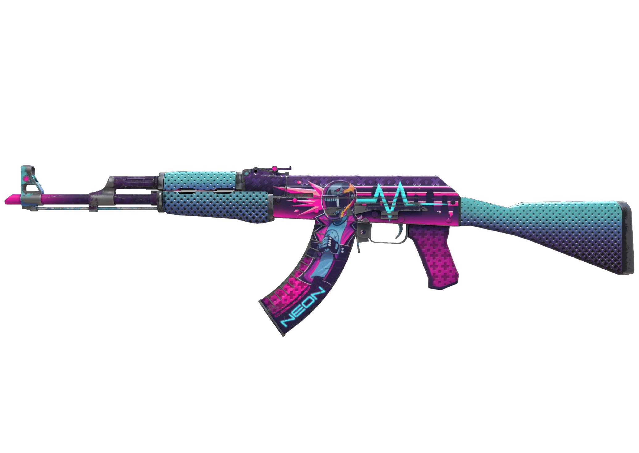 fn AK-47 | Neon Rider (Field-Tested) - Imagem 1