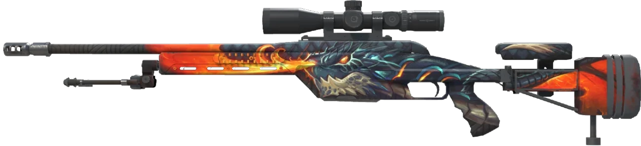 SSG 08 | Dragonfire (Field-Tested)