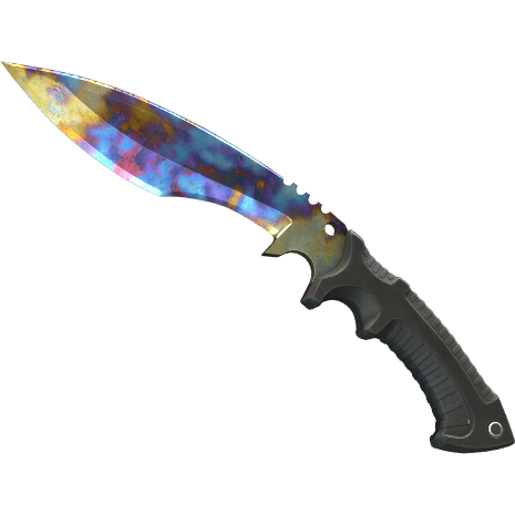 Kukri Knife | Case Hardened (Well-Worn)