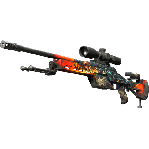 SSG 08 | Dragonfire (Well-Worn)