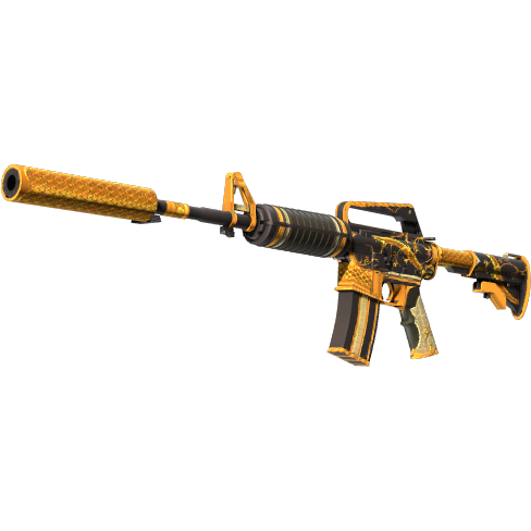 M4A1-S | Golden Coil (Minimal Wear)