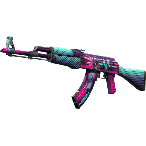 65f57806f01b9ff8cbbd5bd56E3QqB0s05.png AK-47 | Neon Rider (Well-Worn) - Imagem 1