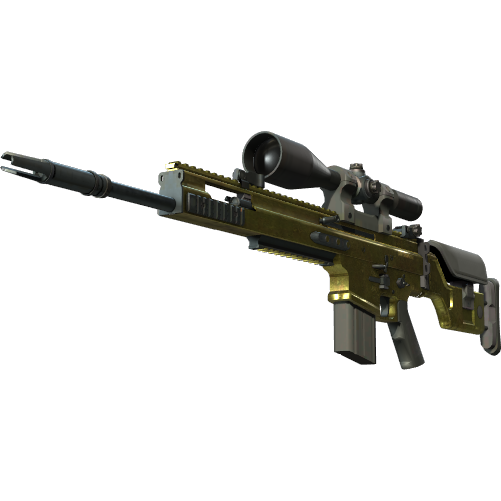 65f5a9406fc9520177da5f2dqZZbKH1b05.png SCAR-20 | Brass (Minimal Wear) - Imagem 1