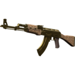 Souvenir AK-47 | Gold Arabesque (Well-Worn)