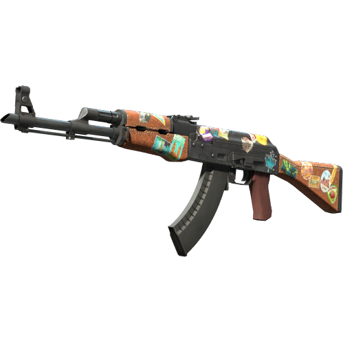 65f5ceb2665b46764fe40982ChGXTU3v05-1.png AK-47 | Jet Set (Factory New) - Imagem 1