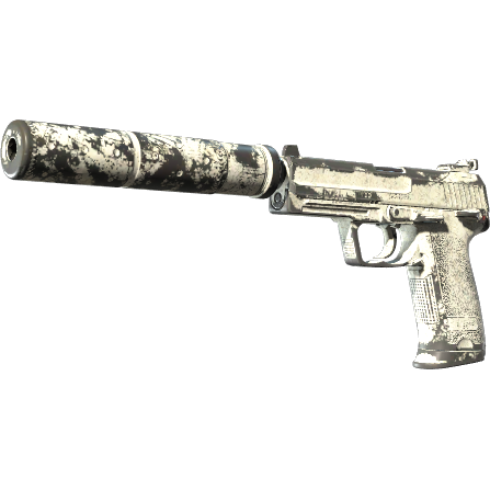 USP-S | Whiteout (Battle-Scarred)