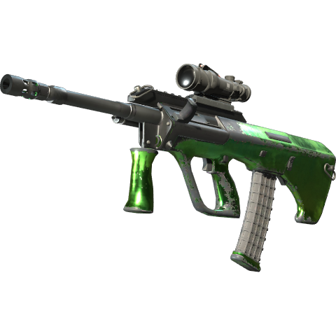 AUG | Carved Jade (Field-Tested)